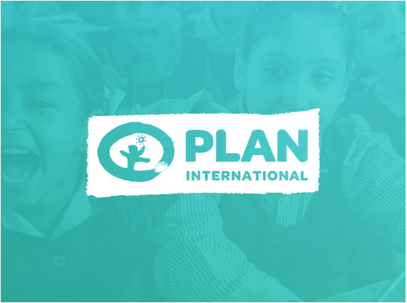 plan international logo overlaid on image of faces